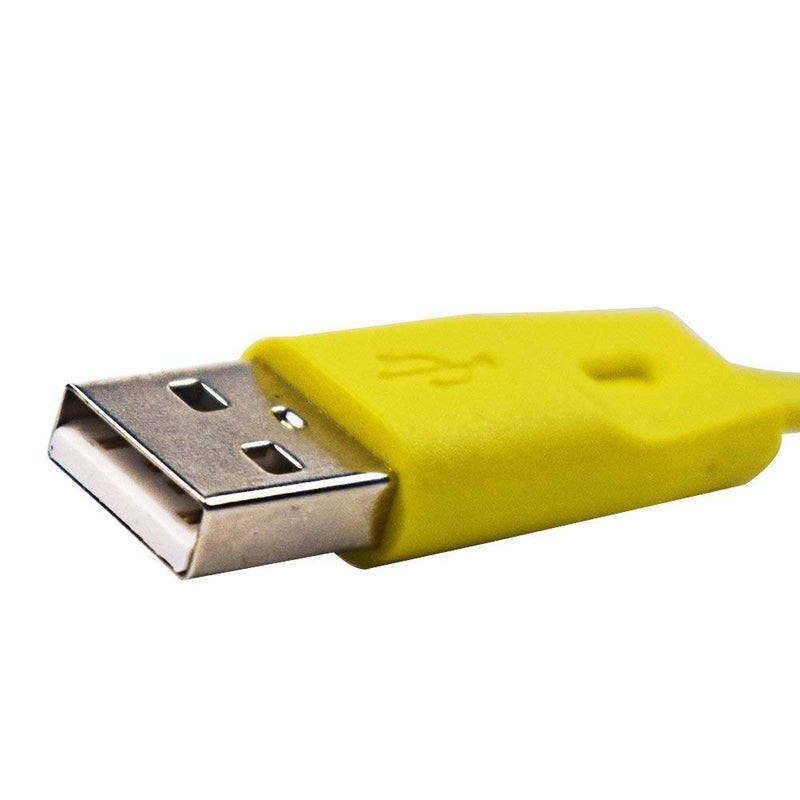 Toeasor Replacement UE Boom Charger Cable Cord Compatible with Logitech UE Boom/UE Boom 2/ Megaboom/Wonderboom/Miniboom/Roll Wireless Speaker (Yellow) - Image 3